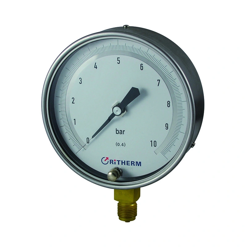 Stainless Steel Case Test Pressure Gauge