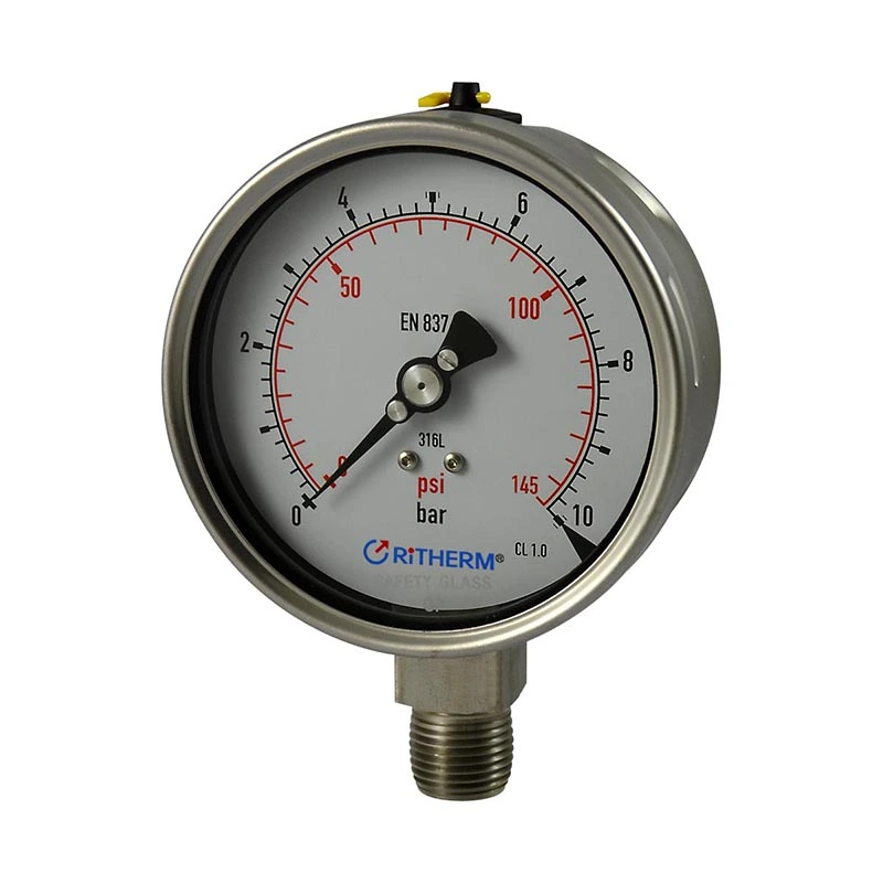 Laser Welded ເຄື່ອງວັດແທກຄວາມກົດດັນສະແຕນເລດທັງຫມົດ